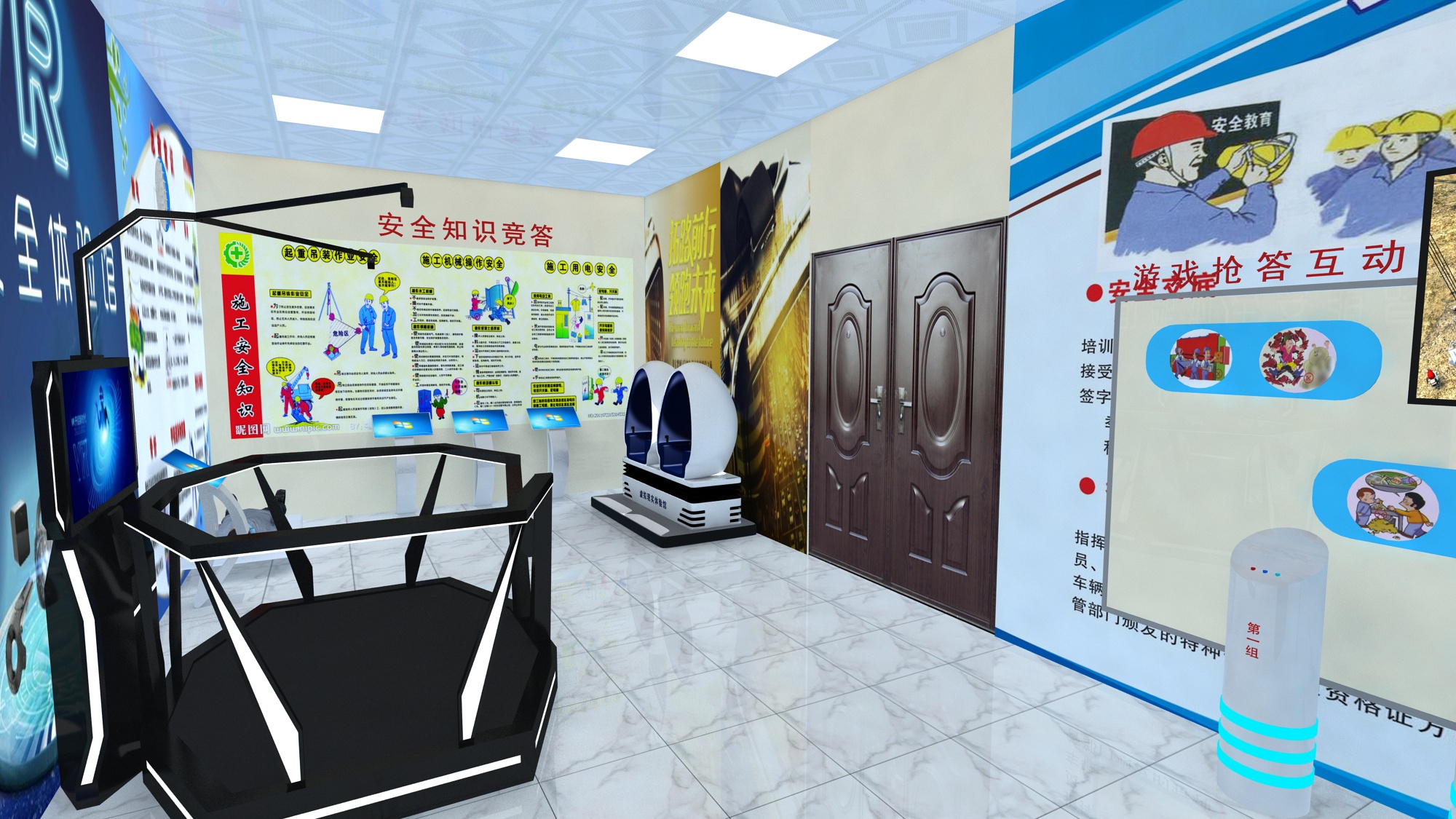 VR技術(shù)帶您進(jìn)入施工的危險(xiǎn)！江蘇建筑企業(yè)在工地施工現(xiàn)場(chǎng)設(shè)立VR安全體驗(yàn)館，引導(dǎo)工人安全生產(chǎn)